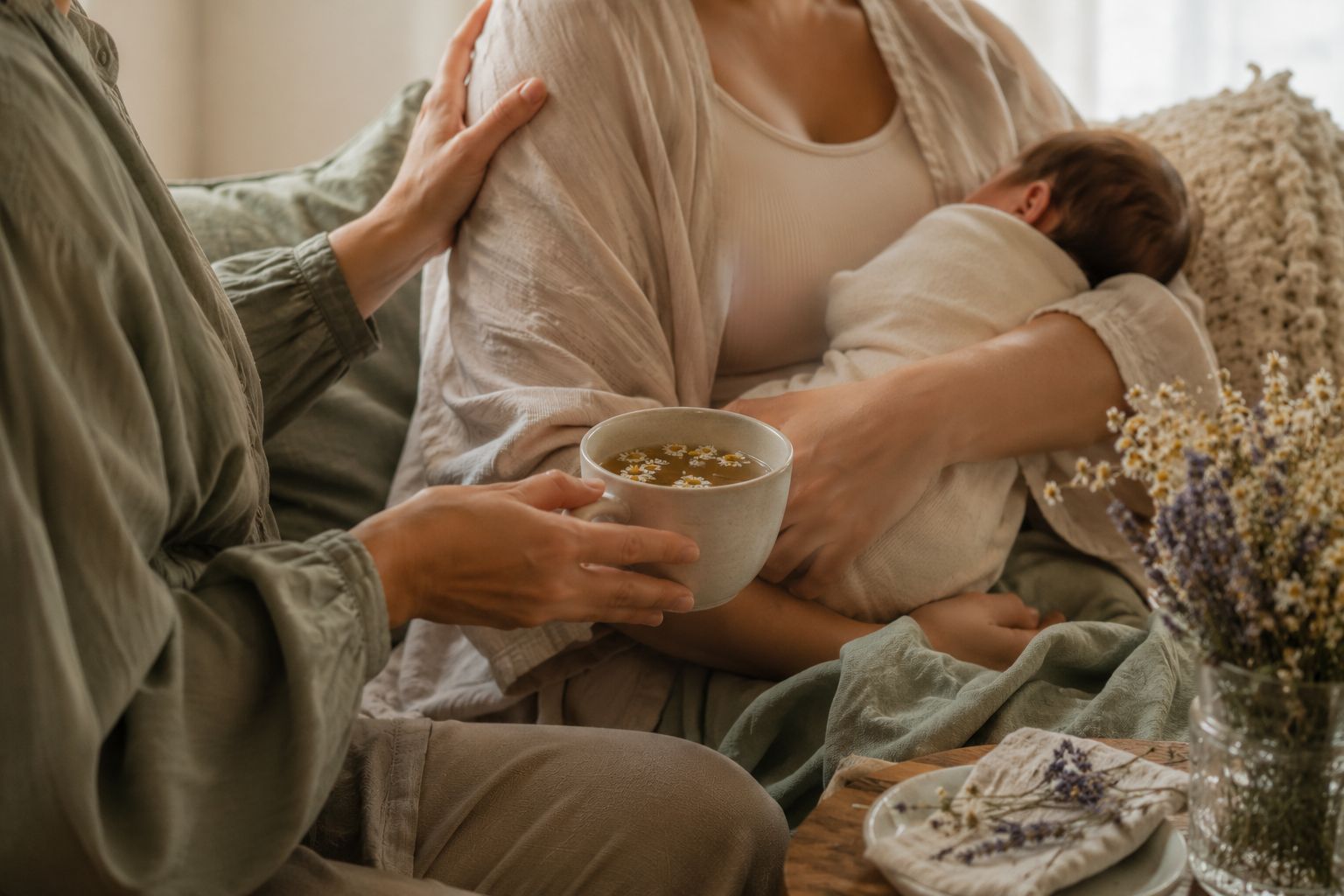 Doula a dar conforto com ajuda da fitoterapia